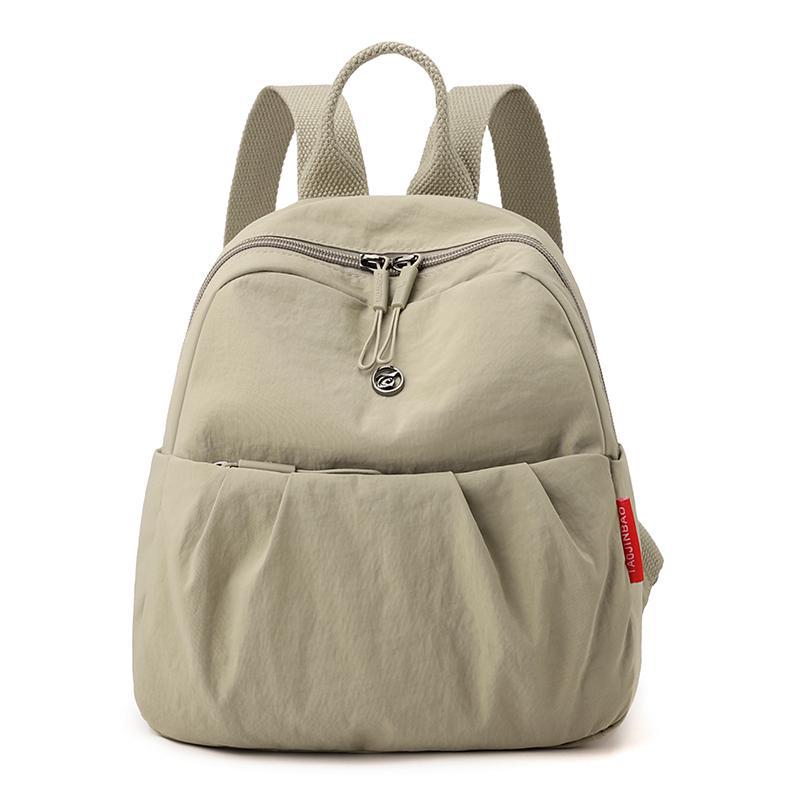 Schoolbag Oxford Canvas Backpack Women's 1011 New Folded Design Stylish Commuter Small Backpack Travel Lightweight School Bag