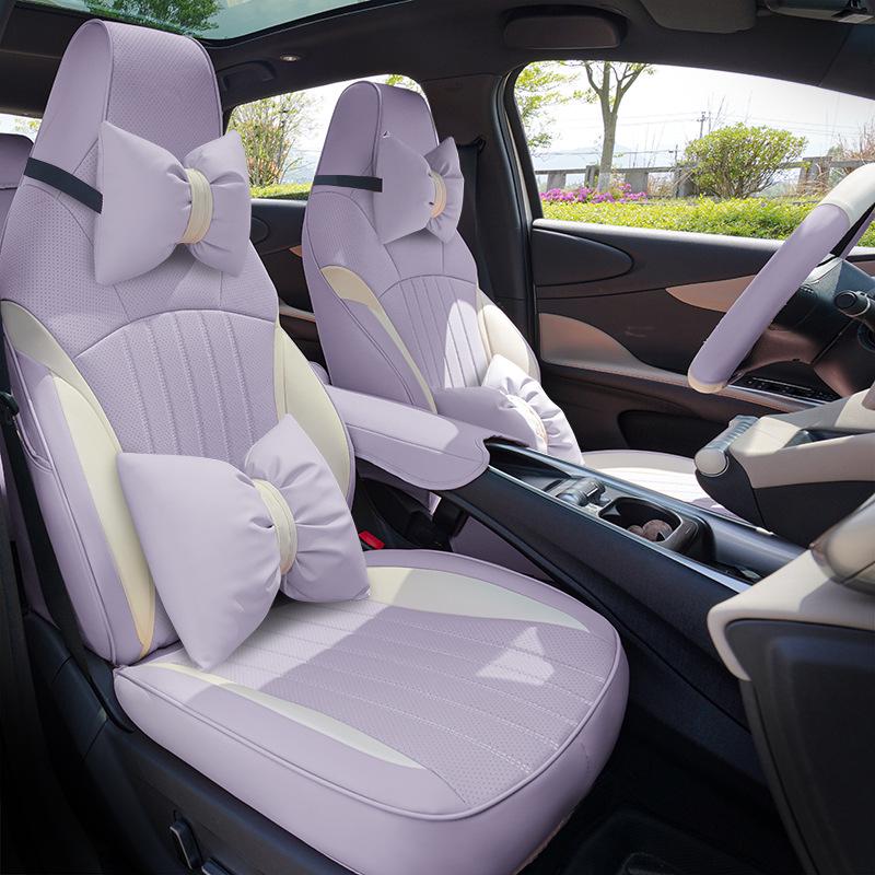 New Full Leather BYD Dolphin Car Seat Cushion - Universal Fit for All Seasons