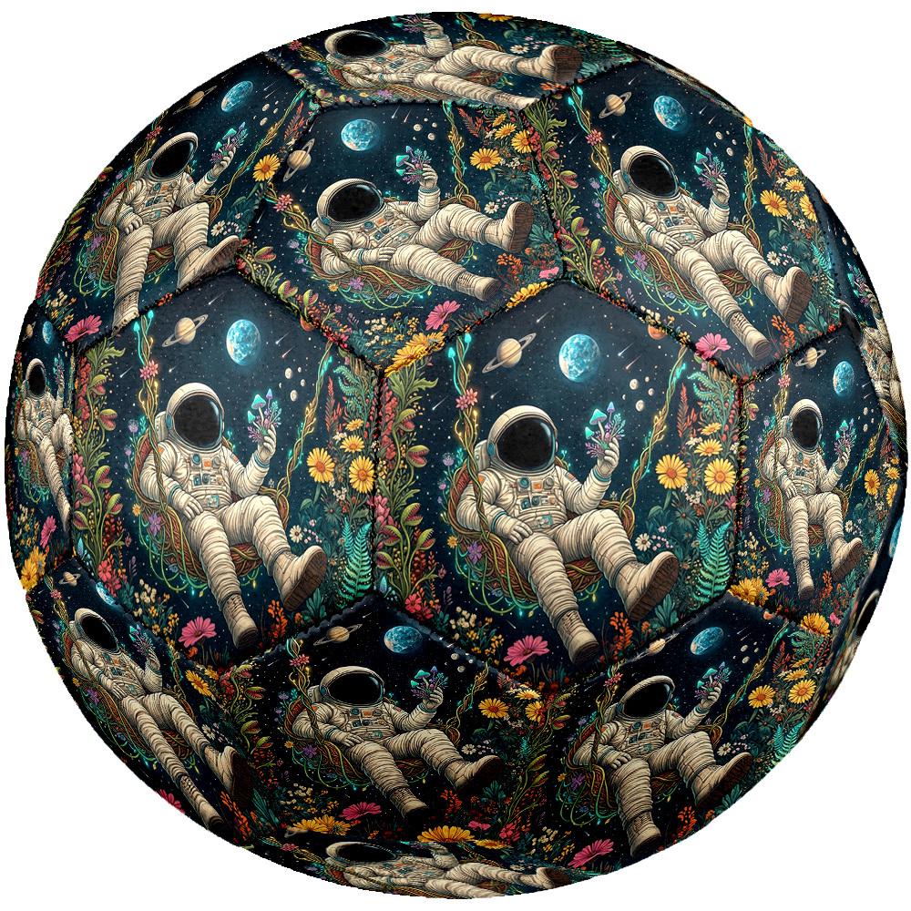 1pc Space Garden Adventure Theme Soccer Ball Football, Size 5, Lightweight PVC, Outdoor Training Soccer Ball,Sports Gift t61443