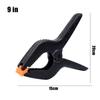 Non-slip Plastic Spring Clamps Adjustable Woodworking Clamps DIY Craft Photography Background Photo Stand Clips Clothes Pegs