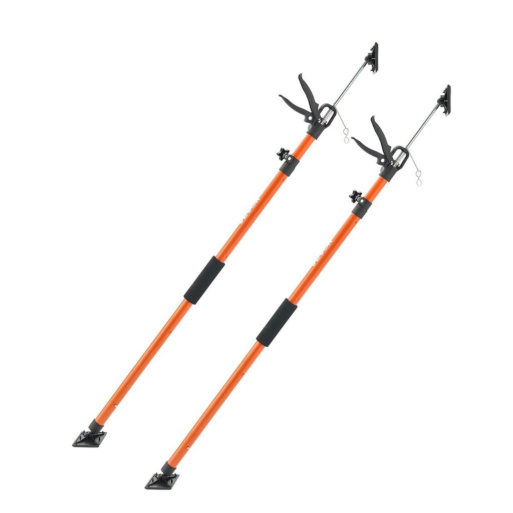 Cabinet Jack Support Pole, 2-Pack, 116-290 cm Steel Telescopic Quick Support Rod, Adjustable 3rd Hand System up to 70 kg Capacity for Installing