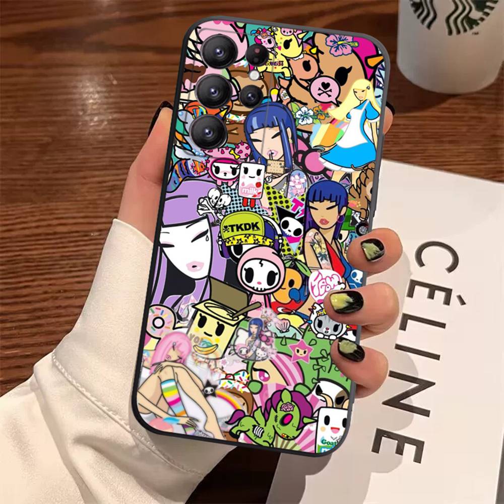 Japan T-Tokidokis Case For Samsung Galaxy Case S25 S23 S22 S21 S30 S20 S10 Ultra Plus FE TPU Soft Cover