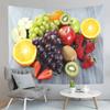 Fruit Party Tapestry Harvesting Season Tapestry Apple Strawberry Tapestry Home Living Room Bedroom Dorm Wall Hanging Blanket