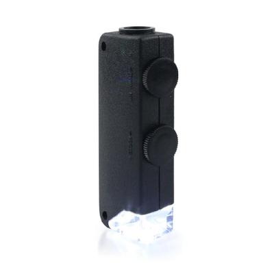 Mini Handheld 60x-100x Taschenmikroskop Vergrößerungsgläser mit LED-Licht für Kinder