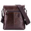 Men Briefcase Genuine Leather Crossbody Shoulder Bag Small Business Messenger Handbags KTY