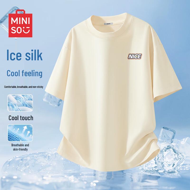 MINISO Men s Cooling Casual Short Sleeve T-Shirt 3XL