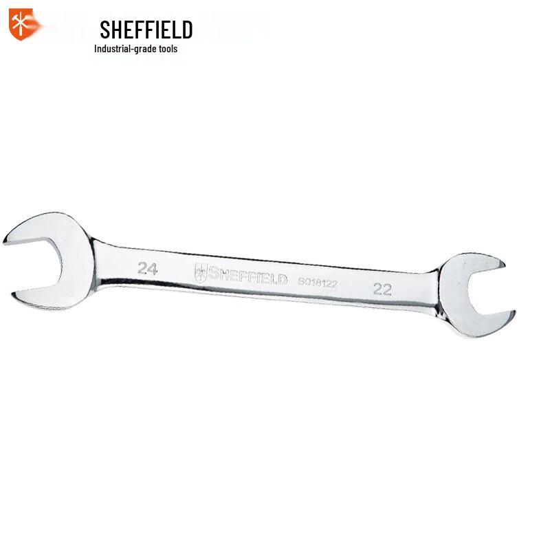 SHEFFIELD Metric Finely Polished Double Open-End Wrench 22x24mm