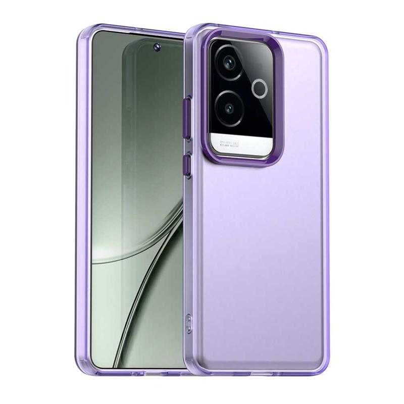 Anti-Drop Candy Color Phone Case For Realme GT 6 China Matte Transparent Case Realme GT 6 China Cover For Realme GT 6 China Case
