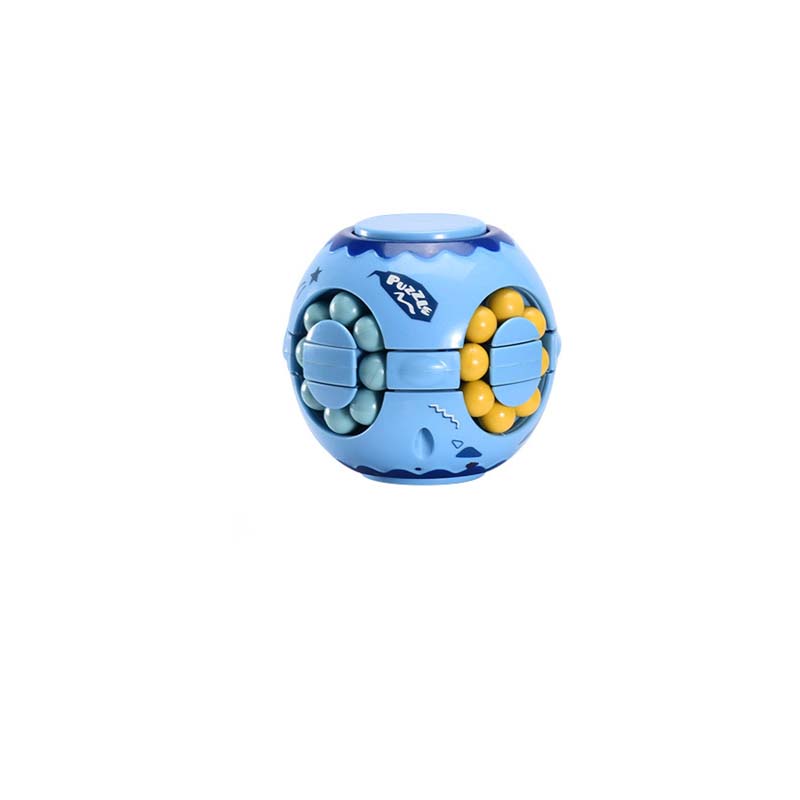 Rotating Bean Intelligence Fingertip Cube for Kids Finger Gyro Antistress Cube Learning Educational Magic Disk Toy Children