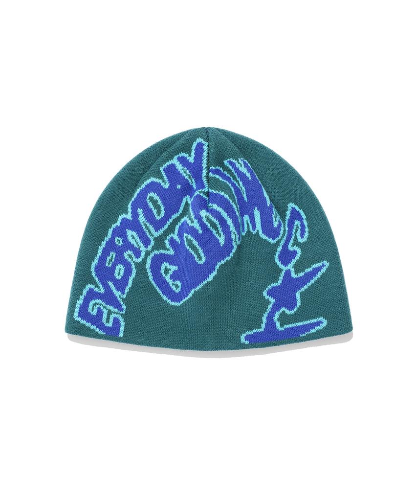ISTKUNST G&C Jacquard Beanie_Teal Green(Ik2Efmab33A)