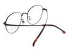 Alloaiweeo [Aloxrounz] Ar8011A C1 Modern Round Beta Titanium Ip Plated Glasses