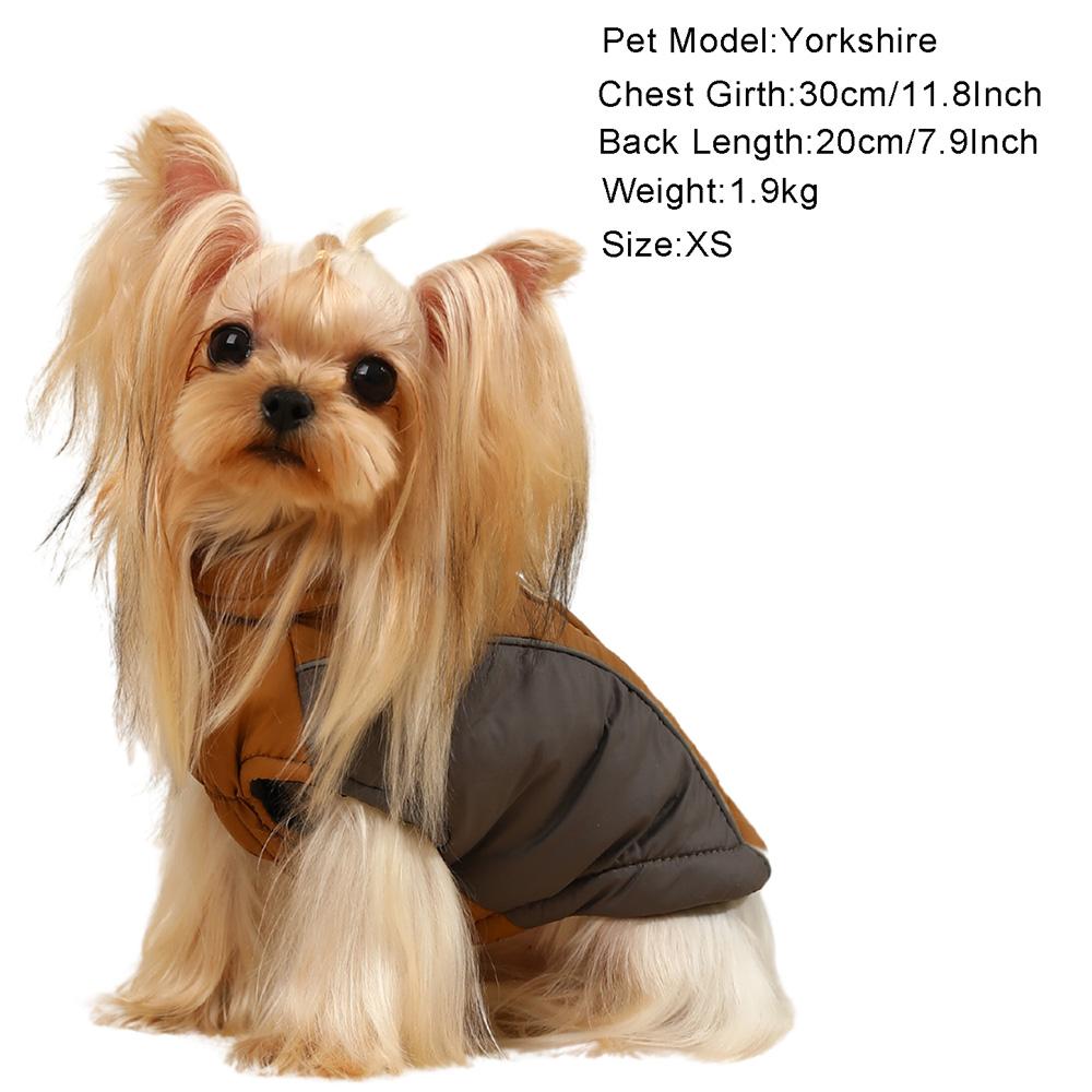 Winter Hundekleidung Hund Reflektierende Warme Jacke Mantel für Kleine Mittelgroße Hunde Katzen Weiche Fleece Outfits Chihuahua Yorkshire Kostüme