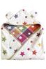 Gauze Baby Swaddle with Star Perfect for Newborns and (Hiorie) Japanese-made 6-layer Ears, Design, Newborns.