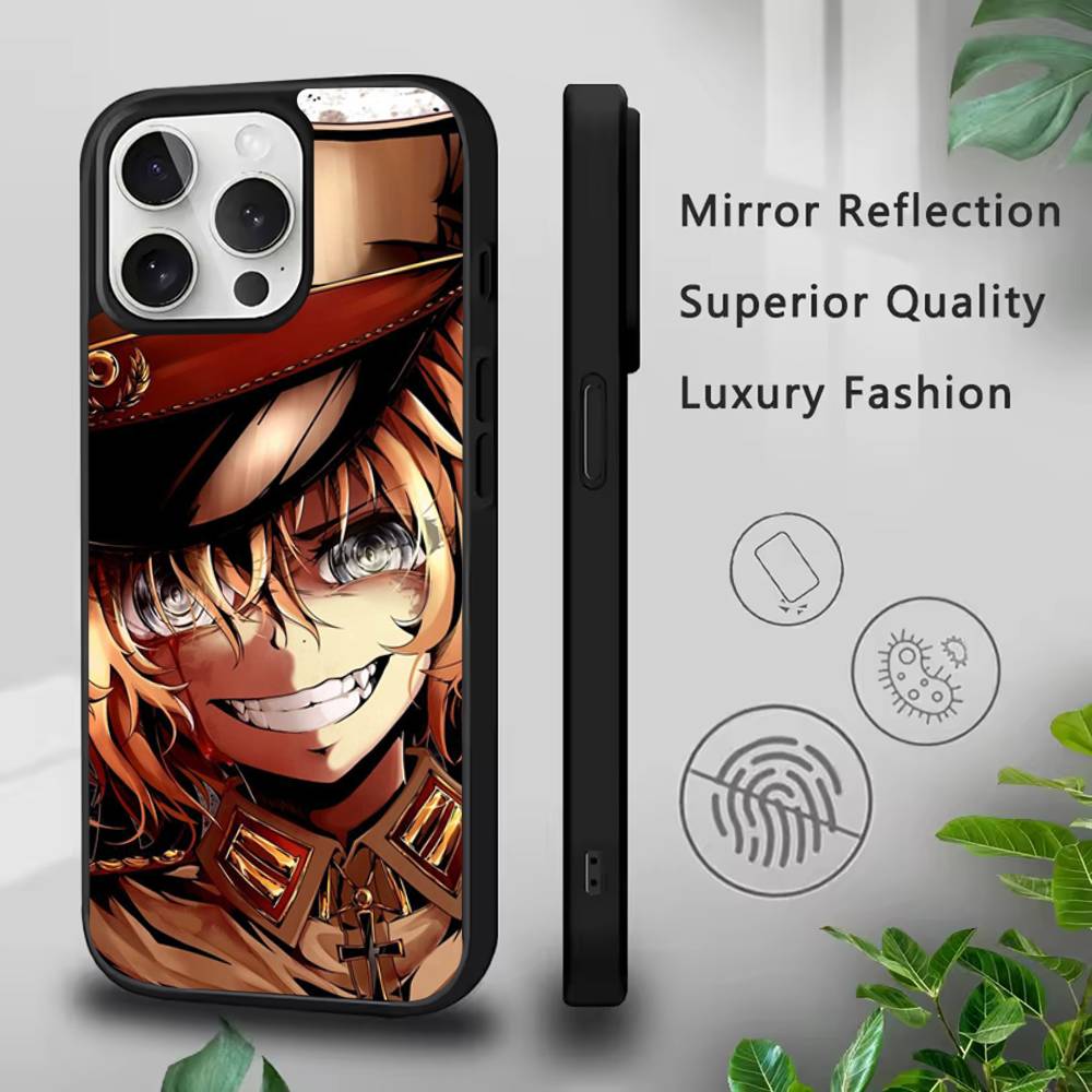 Anime Y-Youjo S-Senki Phone Case For iPhone 17,16,15,14,13,12,11,Pro,Max,Plus,Mini,SE4,E Magnetic Magsafe Wireless Charging