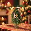 Christmas Tree PE Crooked Neck DIY Decoration Package, Encrypted Desktop Ornament, Simulated Small Tree