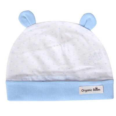 Organic Boom Dot Teddy Bear for Newborns, Summer, FREE, Blue, Popular Baby Clothes In Korea
