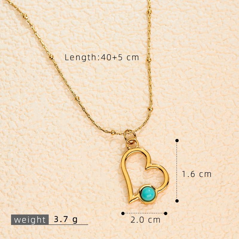 Elegante Retro Herbst/Winter Edelstahl Schlüsselbein Kette für Damen