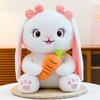 Plush Bunny Toy With Carrot Design For Kids And Giftgiving
