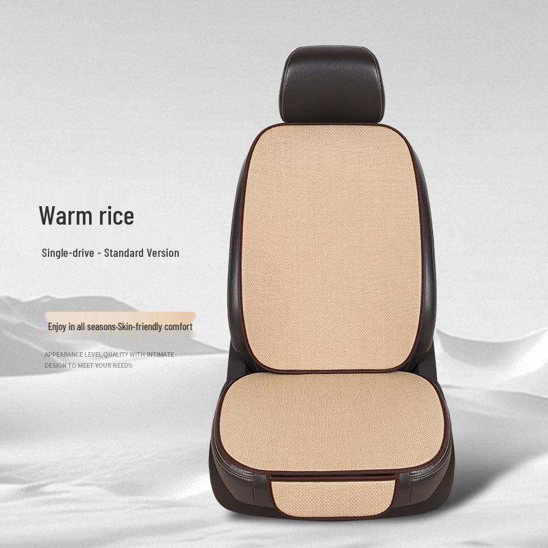 

Універсальний дихаючий лляний комплект подушок на автомобільні сидіння для чотирьох сезонів - 7 штук, повний обхват