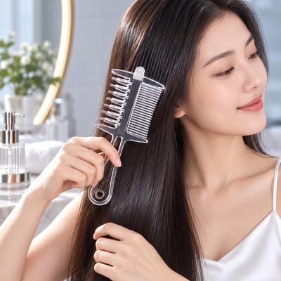 Multi-Function Massage Guide Liquid Comb Anti-Frizz Hair Oil Comb  Barber Shop Salon
