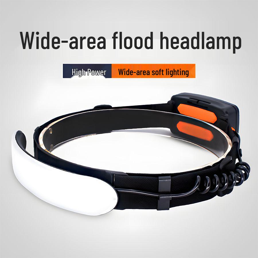 

A1R High-Brightness Waterproof Headlamp: Long-Throw Outdoor Floodlight Flood Headlamp Dual 5000mAh