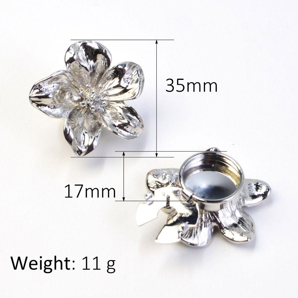 New Flower Flower Cufflinks DIY Sewing Accessories Shirt Button Clip Sewing-free Cufflinks Button Cover Special Occasions