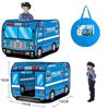 Children's Tent Popup Play Tent Toy Outdoor Foldable Playhouse Fire Truck Police Car icecream car kids Game House Bus Indoor