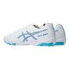 Asics Ds Light Jr Artificial Turf Round Toe Lace-Up Low-Top Soccer Shoes Kids Soccer Shoes White Blue 1104A047-102