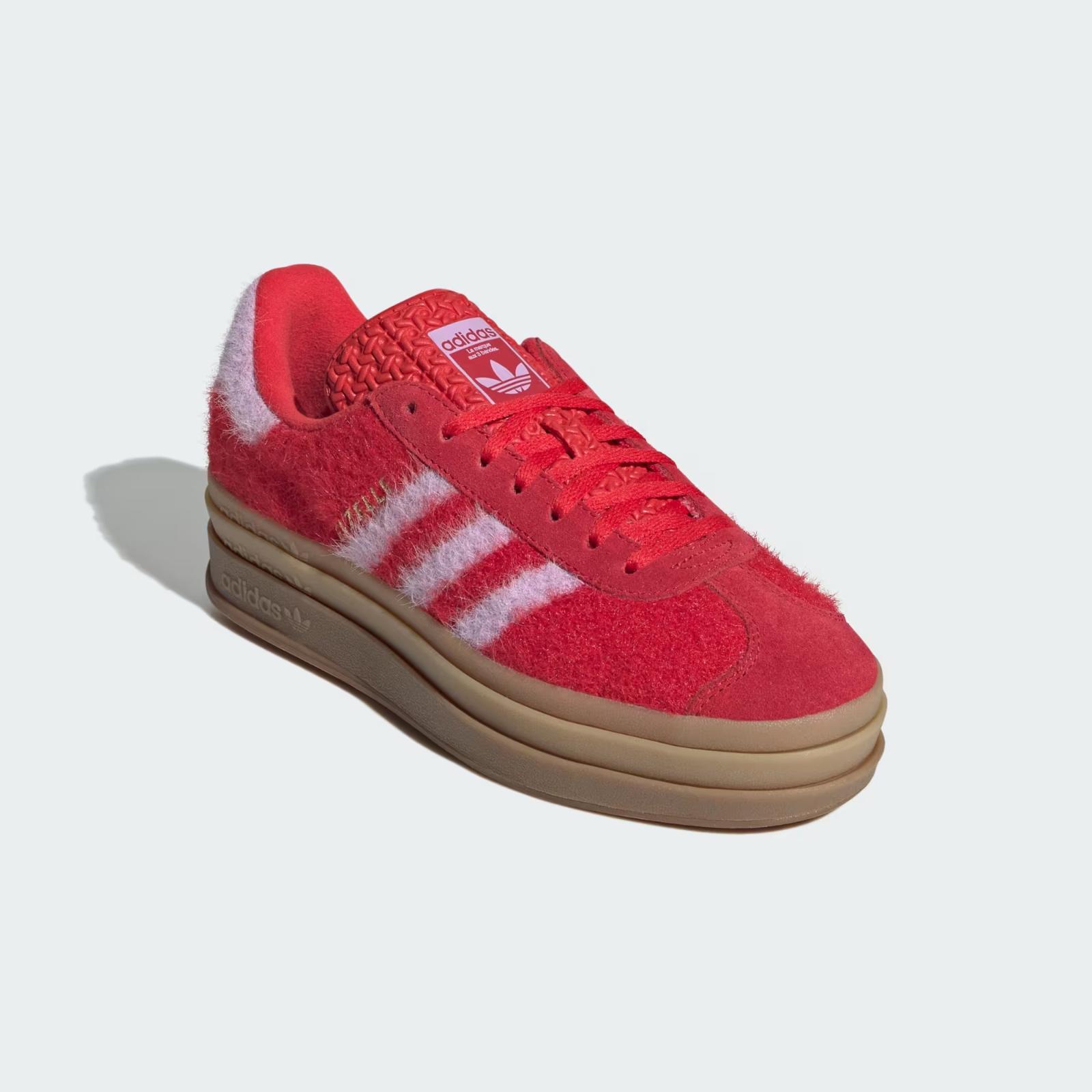 JS3905 adidas Originals Gazelle Bold Better Scarlet Bliss Lilac Gold (Women s) 5W