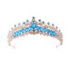 Creative Diamond Tiara Birthday Hair Accessories Wedding Princess Alloy Headband Crown Rhinestone Headband Accessories