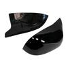 For BMW F25 X3 F26 X4 F15 X5 F16 X6 2014 2015-2018 Auto Car Rear View Side Mirror Cover Trim Bright Black Carbon Fiber Style