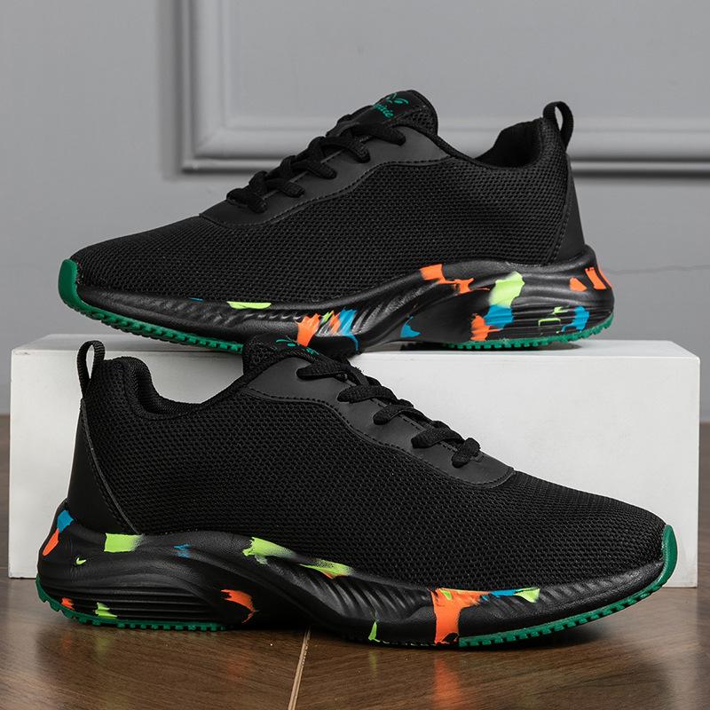 

Cross-border large size spring and summer breathable sports shoes casual shoes women s mesh breathable running shoes couple fashion versatile tide 35