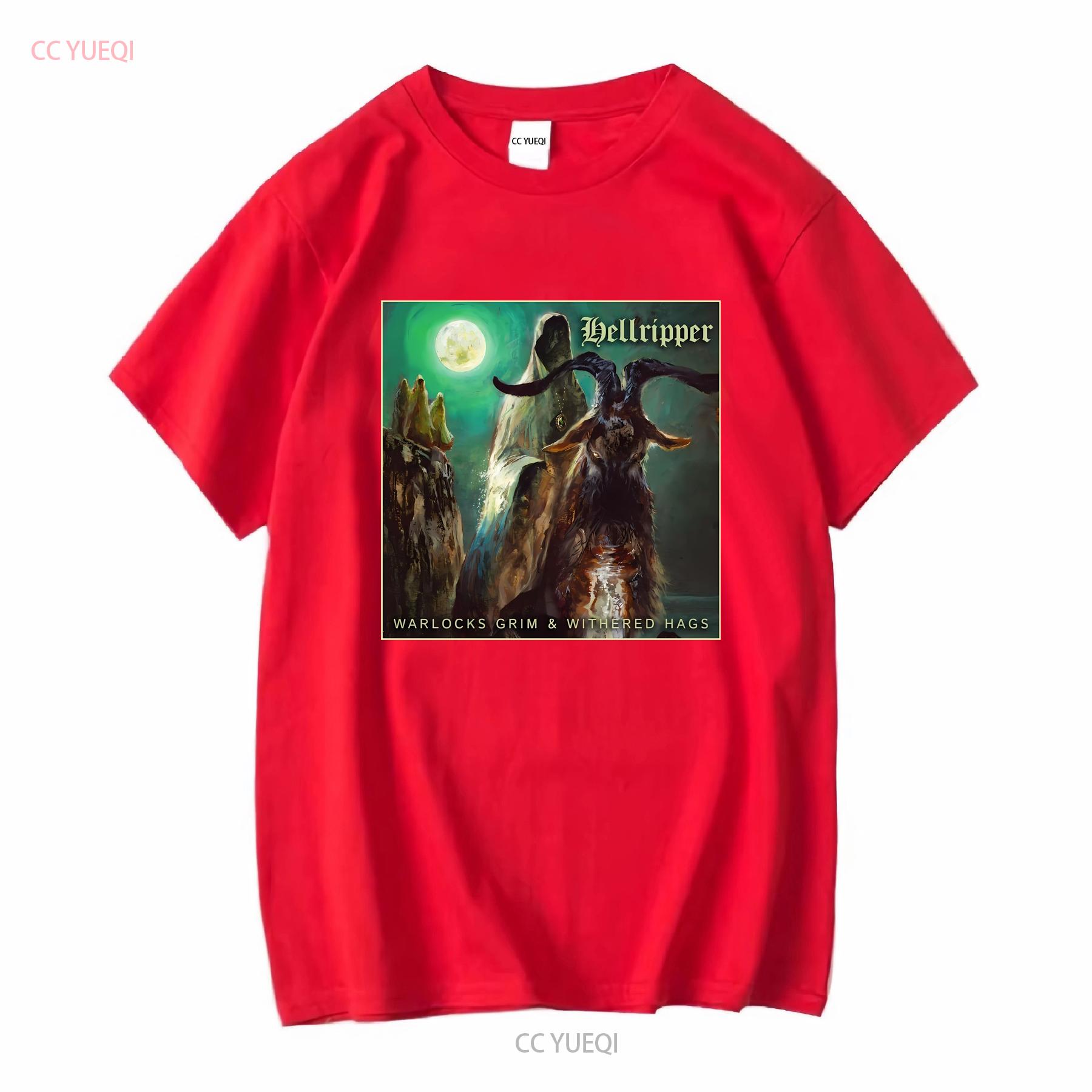 BEST TO BUY Hellripper Warlocks Grim Withered Hags UK Music S 5XL T Shirt long or short sleeves vintage Washed Soft streetwear S