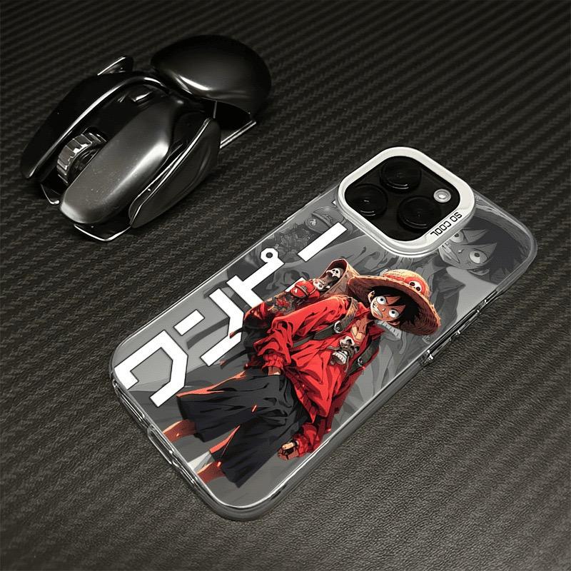 Hot Sale Anime Characters Colored Sier Phone Case For Iphone 15 Max 14 13 12 11 X IMD Transparent 16 Pro Shockproof Cover