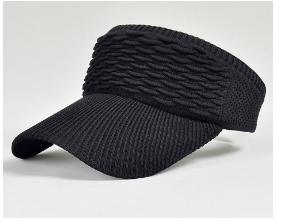 Fashion Women Sun Visor Hat Sports Tennis Golf Headband Hat Ladies Summer Outdoor Hats чёрный