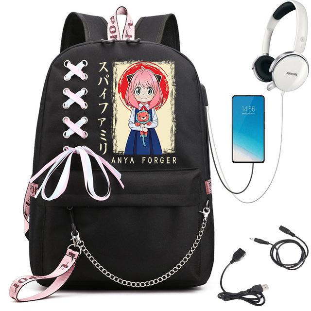 Spy Play House Anime Student School Bag Teen Girl Adult Backpack