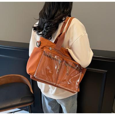 Bag Women's Bag 2025 Spring New Fashion Simple Handbag Large Capacity Casual Shoulder Messenger Tote Bag