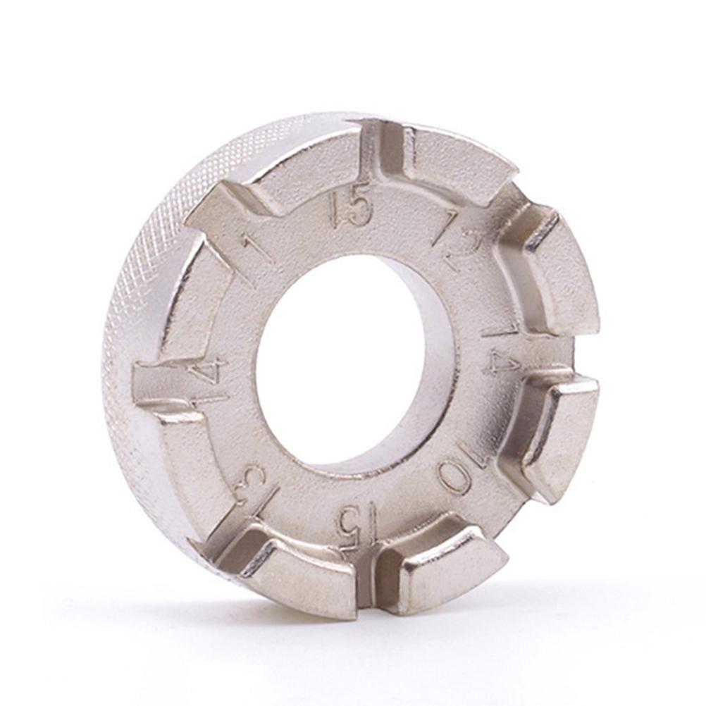Steel 8 Way Spoke Spanner Key Wrench Wheel Rim Tightener for Bikes Wrench Bike Cycling Repair