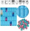 Shiny Dominoes Silicone Epoxy Resin Mould Cake Mold Fondant Molds Cake Decorating Tools Chocolate Fondant Tools Soap Mold Diy