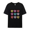 Love Print Anime Faith TshirtWomen Short TshirtShort Sleeve cottonDoublesidedHoliday wearFoundation Wear Funny