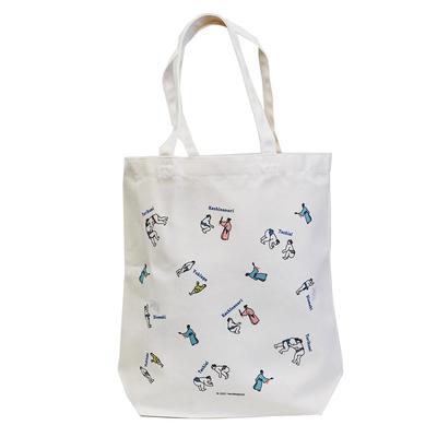 [MINT GARAGE] Hanagoriya Sumo Tote Bag, Wrestling Match, English, Ver. 2, TOTE-TORIKUMI-E-V2