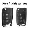 Silicone Car Key Case Cover For Skoda Rapid Octavia Kodiaq Fabia Seat Ibiza Leon Ateca For VW POLO Tiguan Touran T6.1 TSI Golf 7