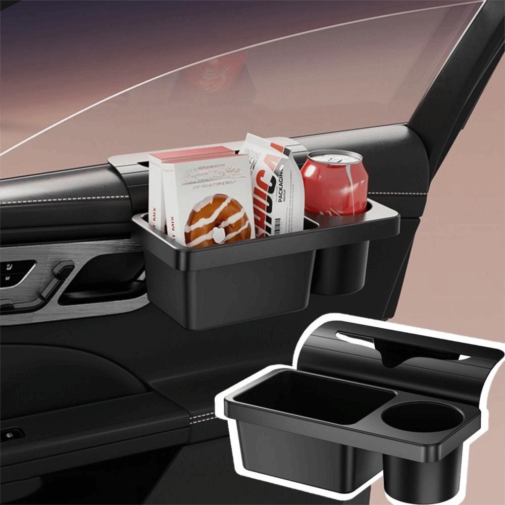 Easy Installation Car Cup Holder Side Mount Side Hanging Storage Rack Car Door Storage Box Commute