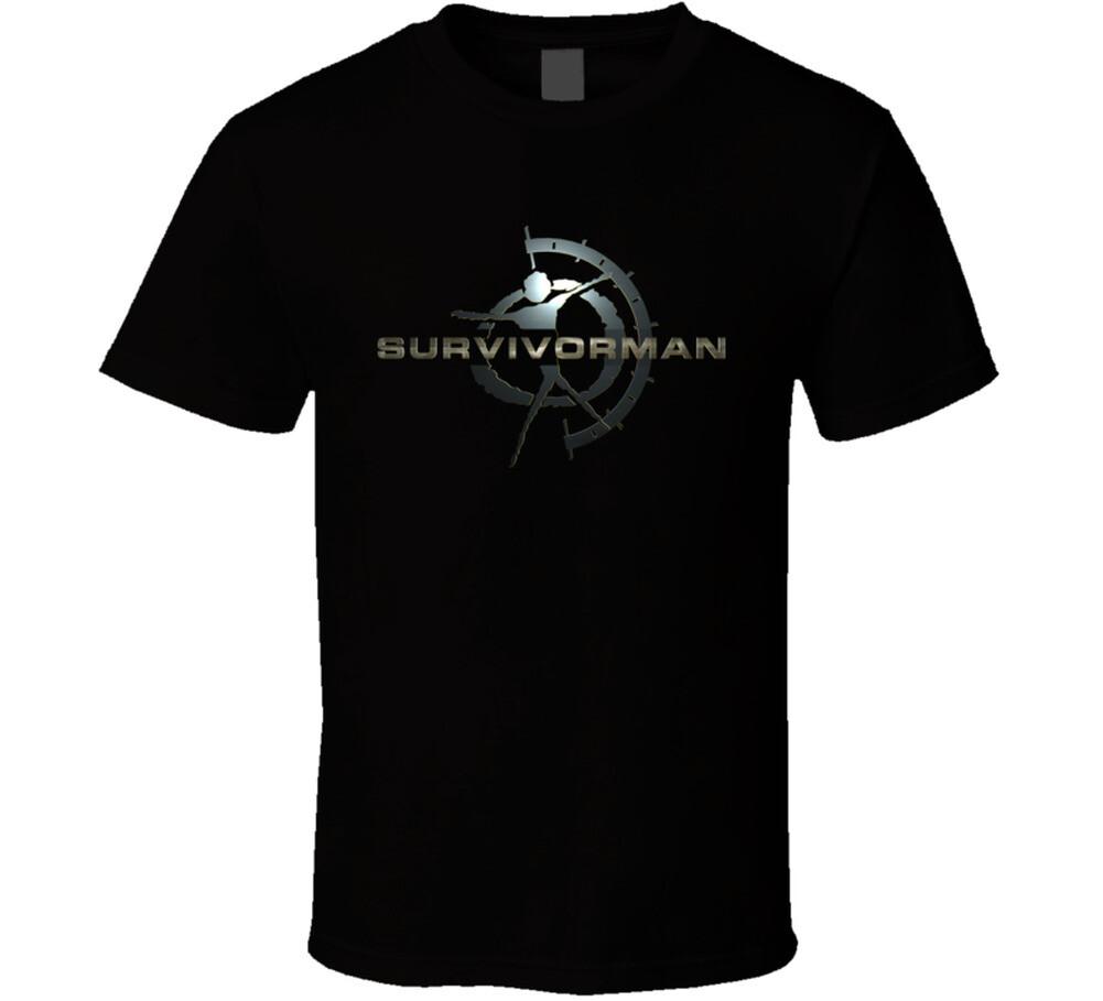Survivorman Les Stroud Tv Show Black T Shirt Mens Womens Tees Top 2XL