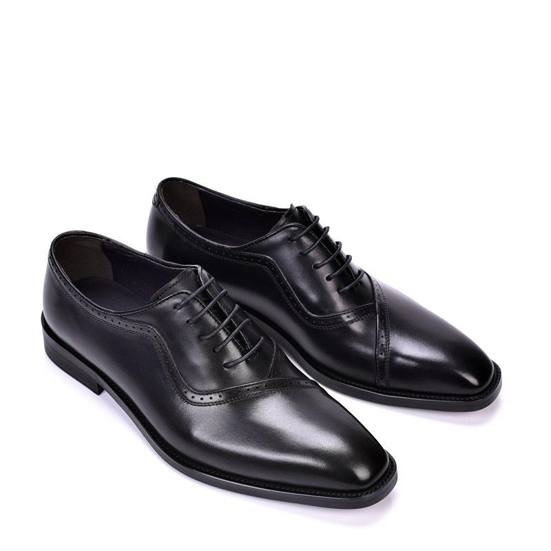 Men s Spring/Autumn Leather Brogue Pointed Toe Formal Oxford Shoes 43