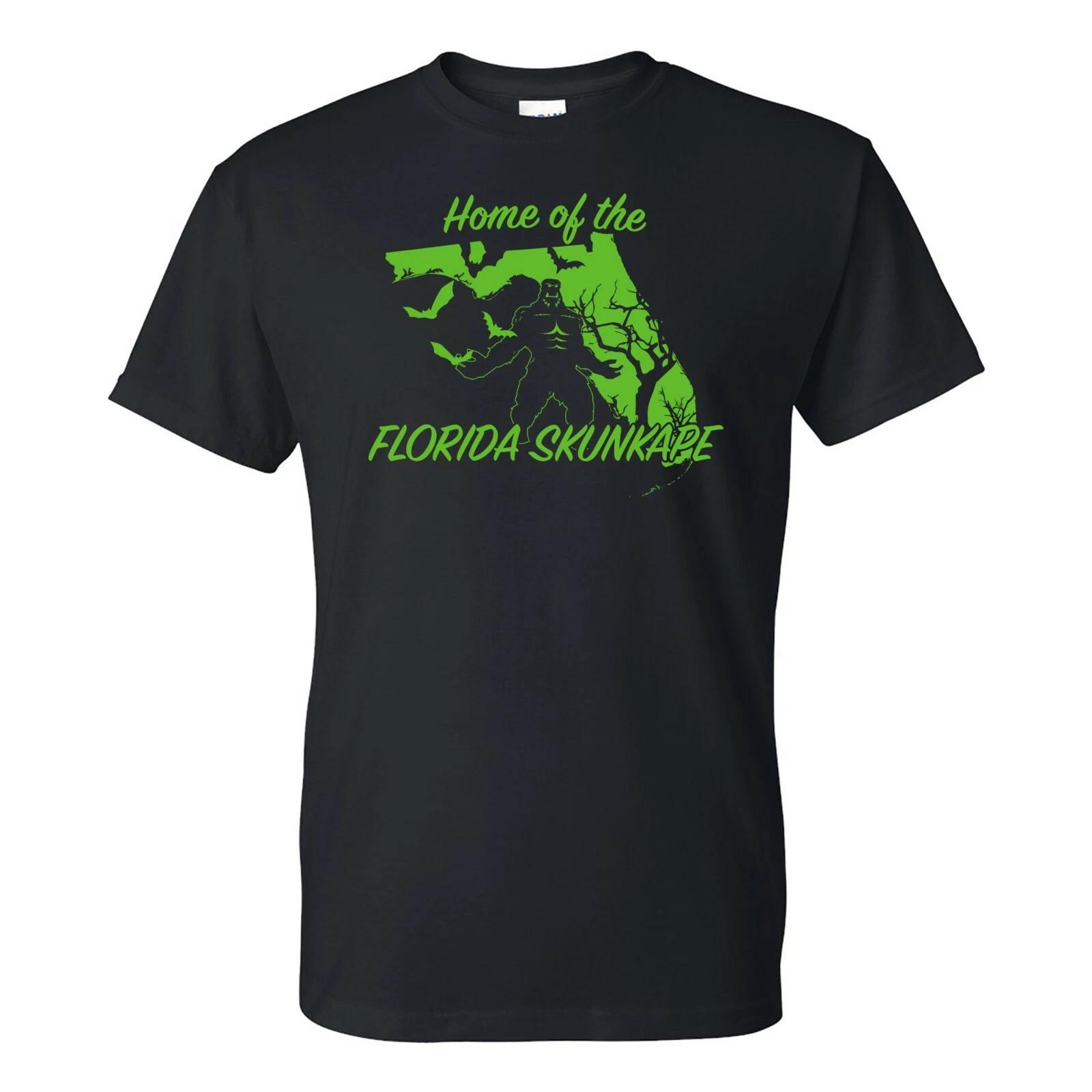 

Florida Skunk Ape - Cryptid Hunting Horror T-Shirt - Black XL