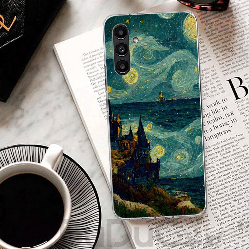 Starry Night Van Gogh Art Phone Case For Samsung A17 A16 A26 A36 A56 A15 A14 A13 A55 A54 A53 A35 A34 A33 A25 A24 A23 A05S A04S A