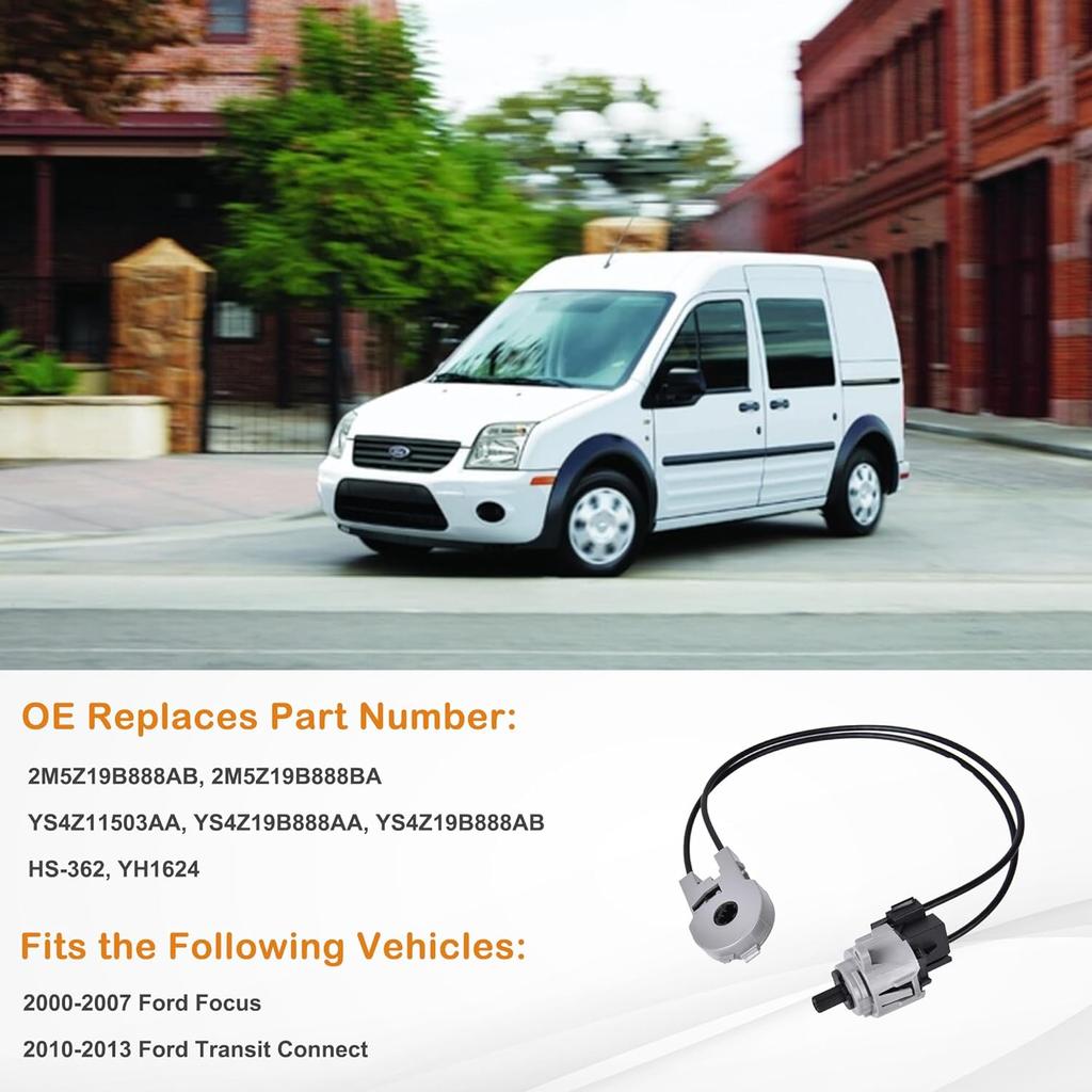 A/C Heater Control Switch Compatible with 2000-2007 Ford Focus 2010-2013 Transit Connect Replaces 2M5Z-19B888-BA YH-1624 - Damper Door Switch