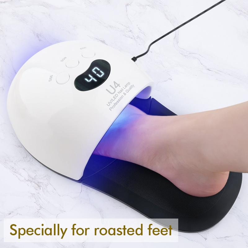 

Slipper-Style Dual-Purpose Nail Lamp for Hands and Feet with Foot Pad