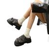 Drag fashion women's shoes slippers thick-soled matte leather casual spring retro new muffin sole shoes